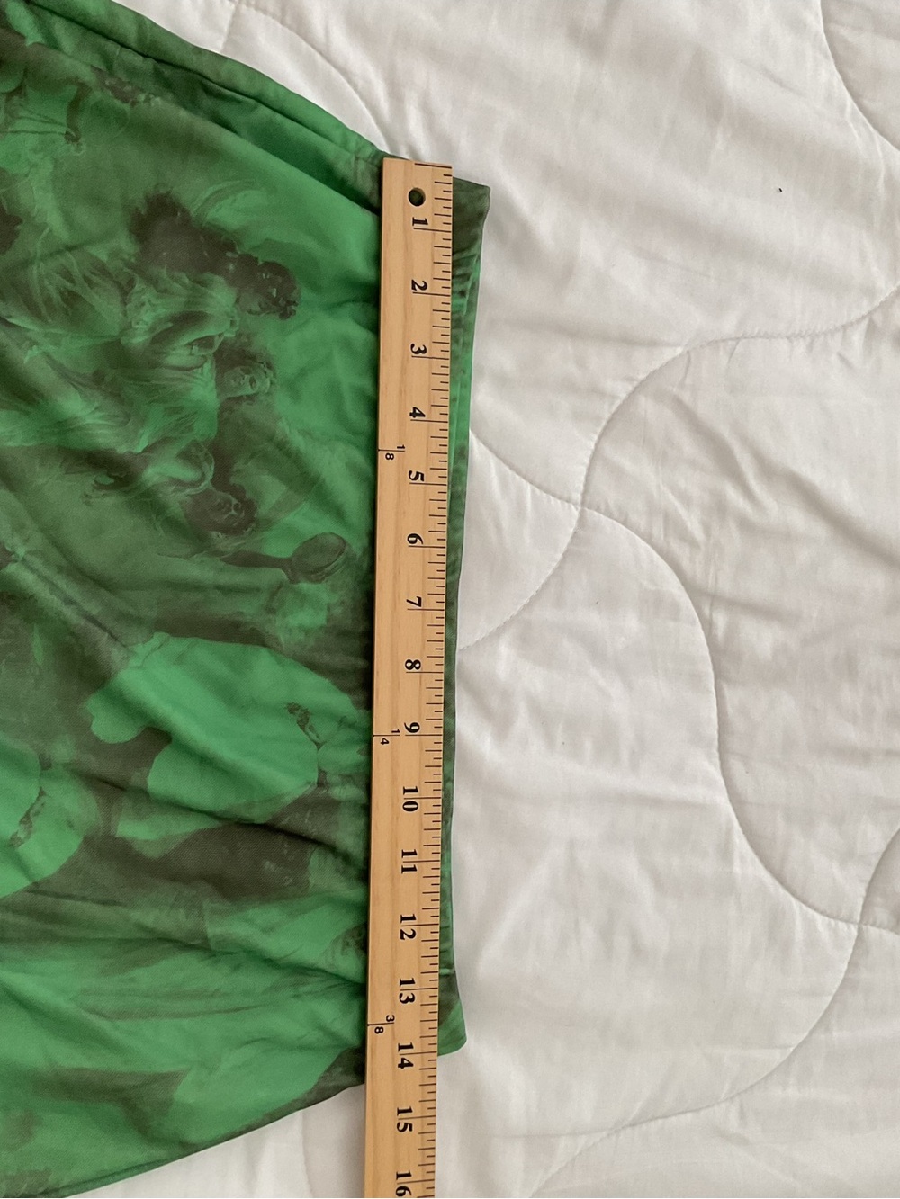 Green Marble Mesh Two-Piece  Set - Picture 5 of 7